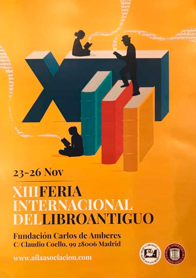 Cartel XIII Feria Internacional del Libro Antiguo